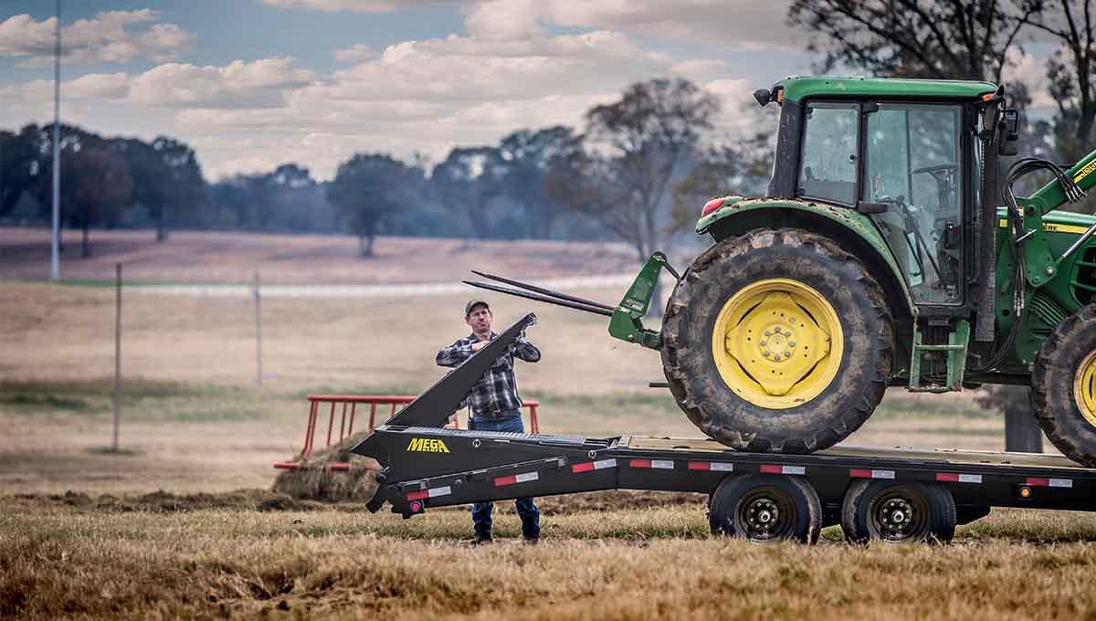 Big Tex 14PH, Pintle, 102″ x 20′, 15.9K, Dovetail, Mega Ramps image 4