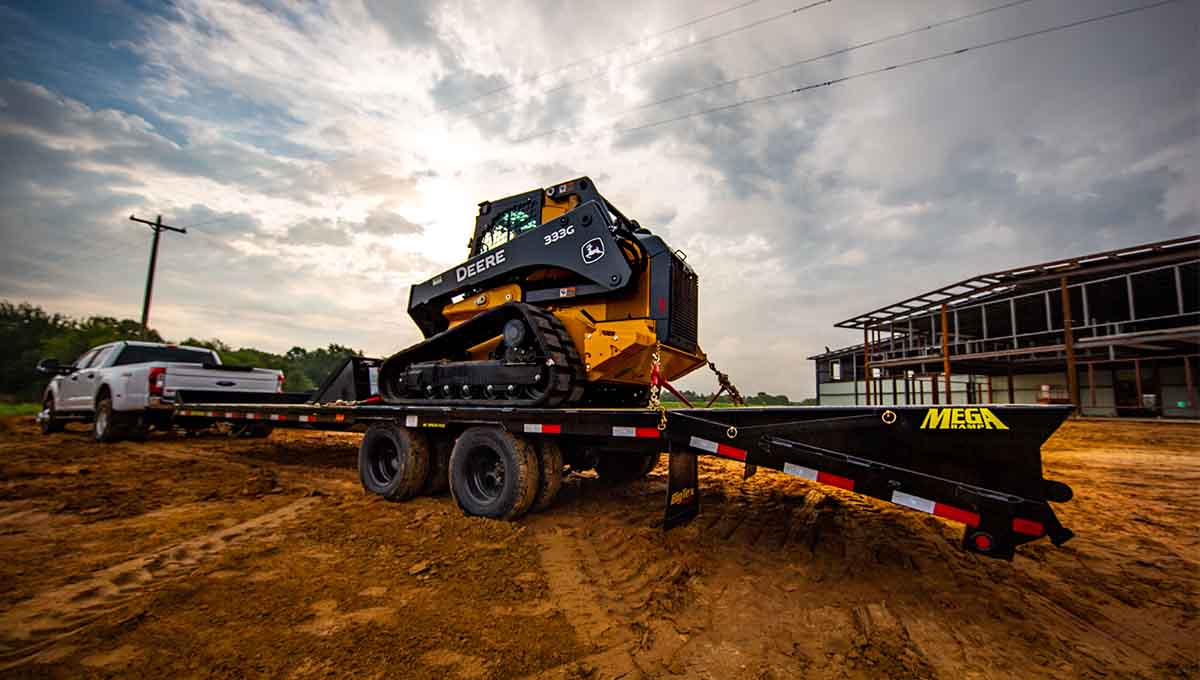 Big Tex 22PH, Pintle, 102″ x 20′, 23.9K, Dovetail, Mega Ramps image 2