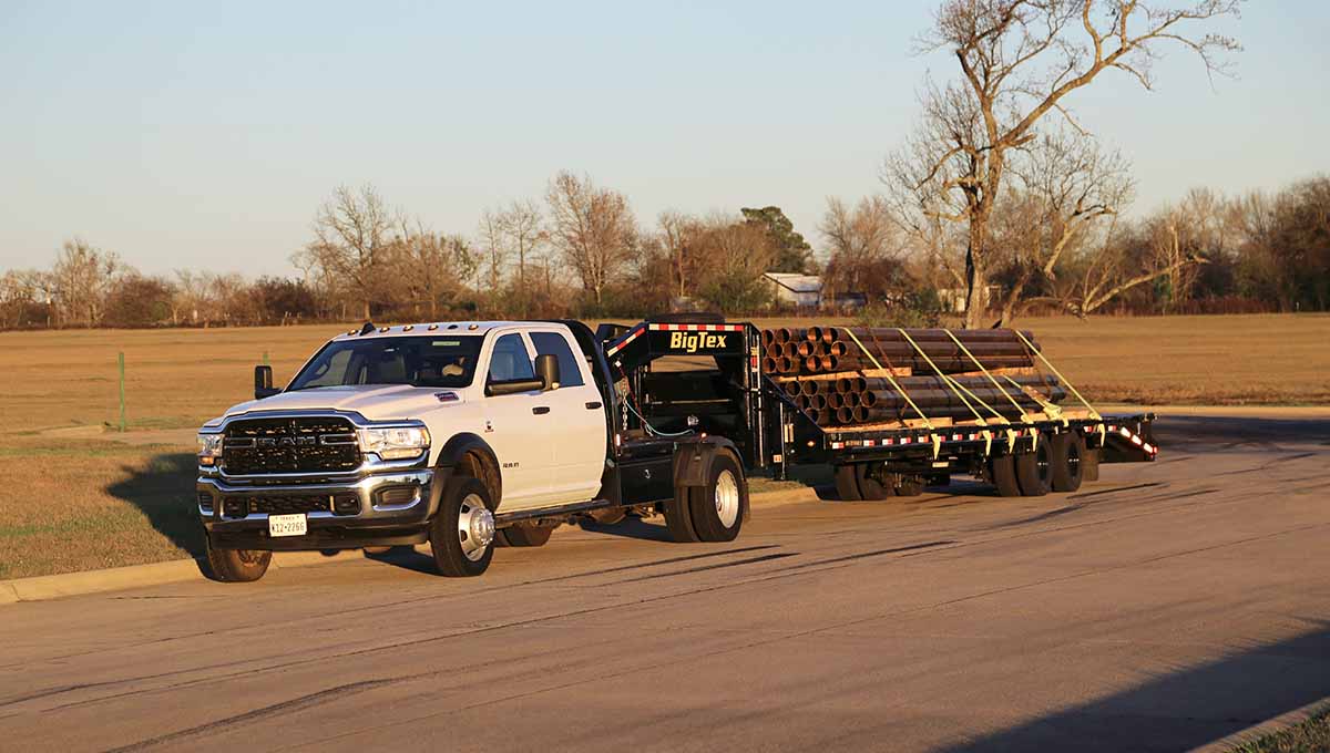 USED 2023 Big Tex 25GN-35+5 Mega Ramps Dual Tandem Gooseneck with 12ks and Spares, 16 ply tires image 12