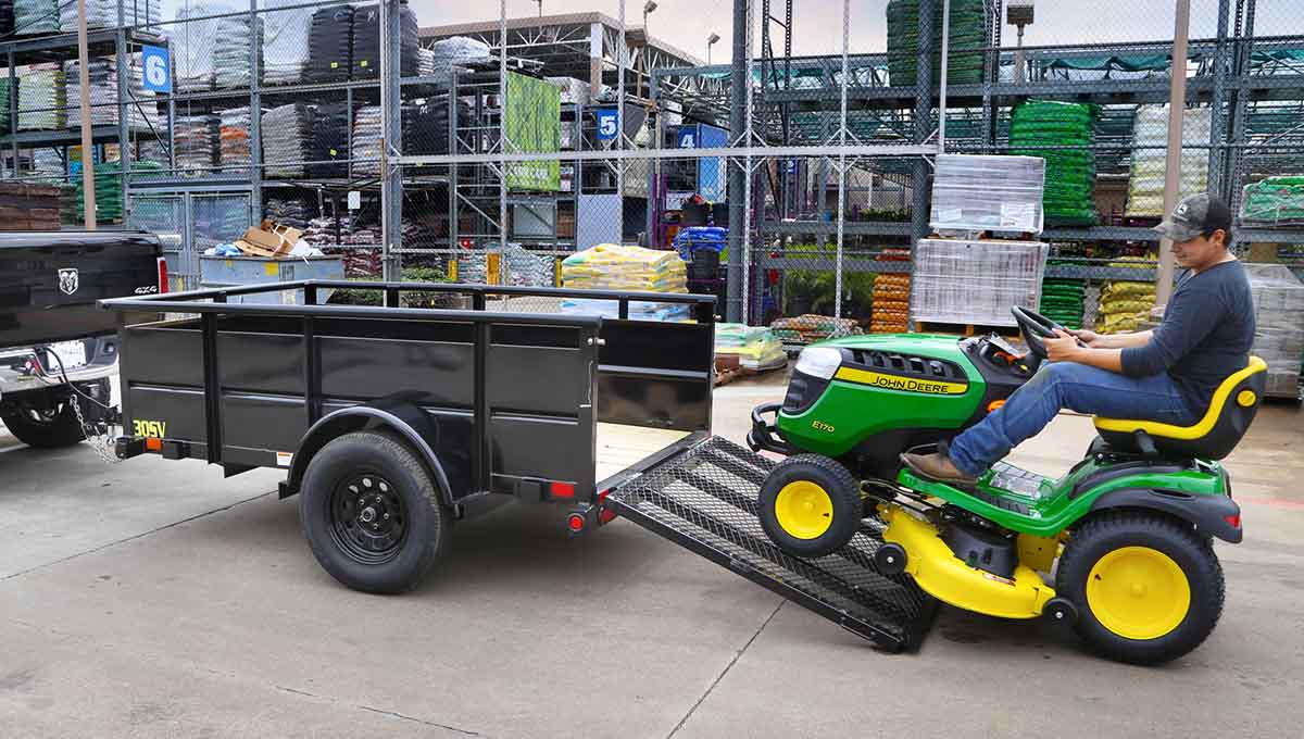 Big Tex 30SV, Single Axle Landscape, 60″ x 10′, 3K image 2