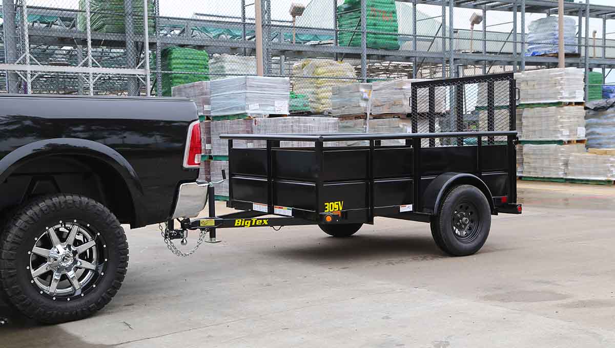 Big Tex 30SV, Single Axle Landscape, 60″ x 10′, 3K image 3