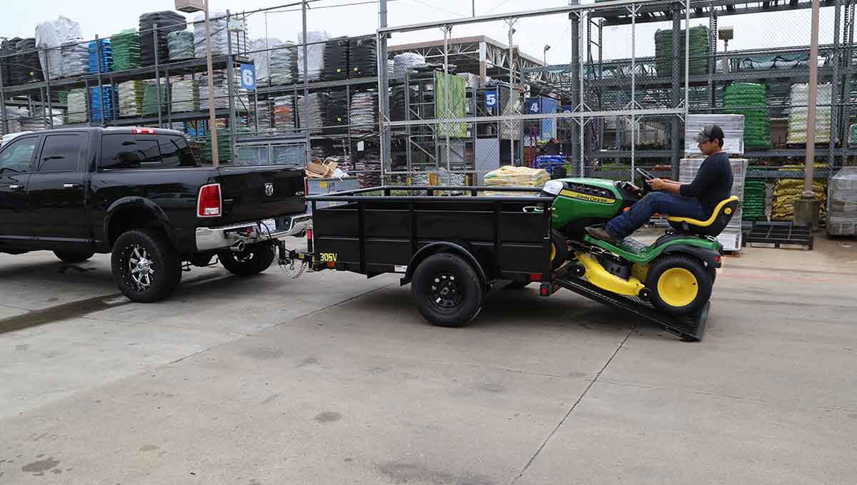 Big Tex 30SV, Single Axle Landscape, 60″ x 10′, 3K image 5