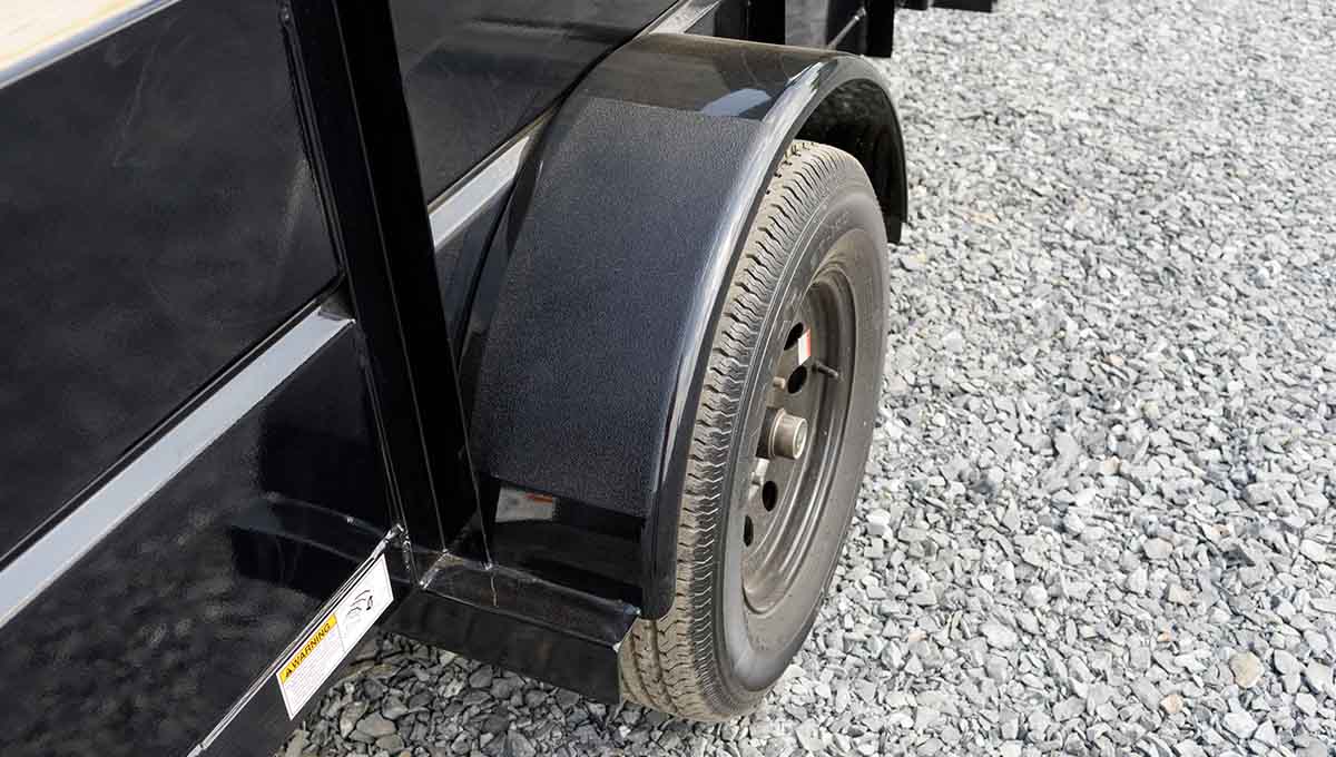 Big Tex 35SV, Single Axle Landscape, 77″ x 12′, 3K image 6