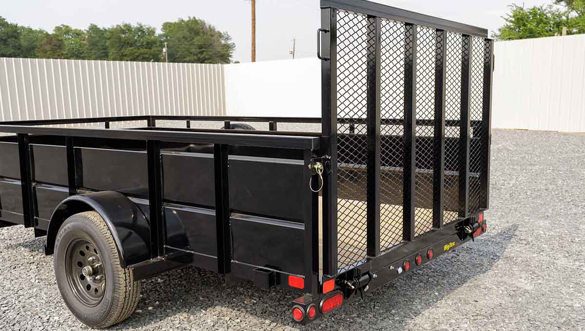 Big Tex 35SV, Single Axle Landscape, 77″ x 12′, 3K image 7