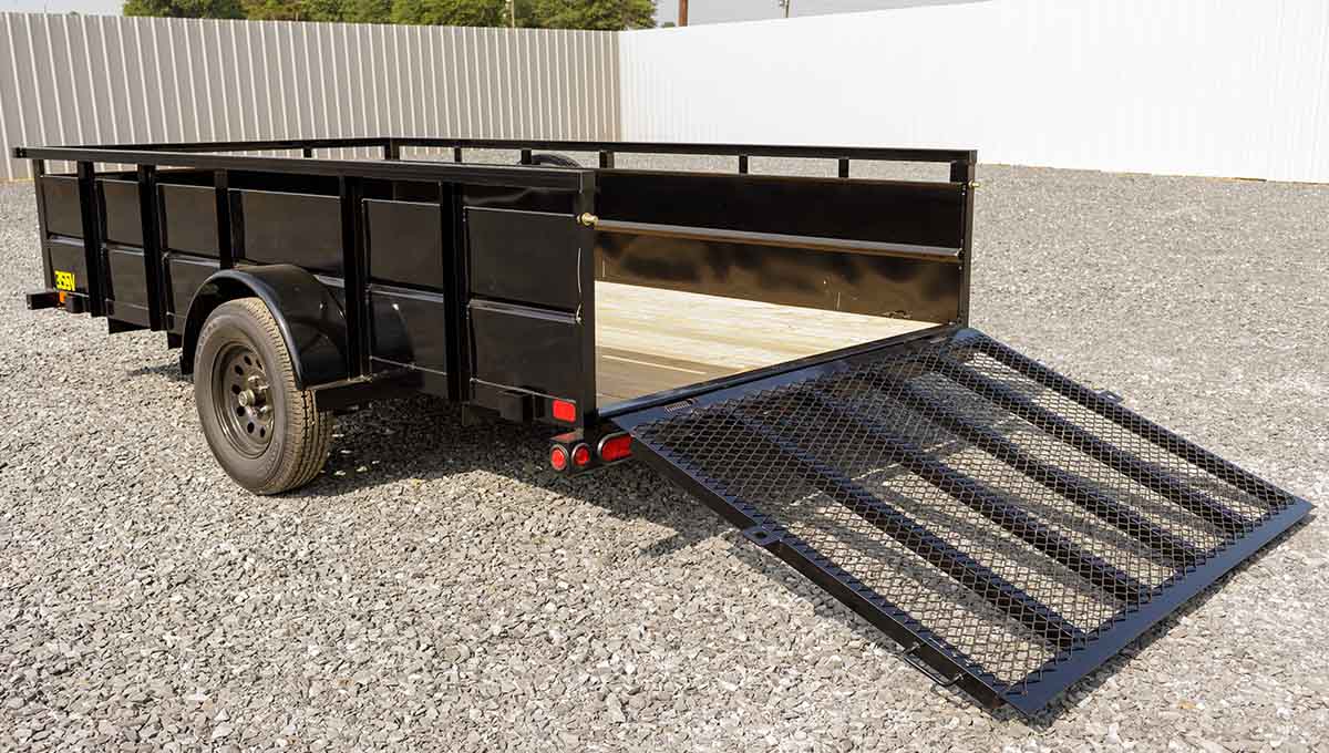 Big Tex 35SV, Single Axle Landscape, 77″ x 12′, 3K image 8