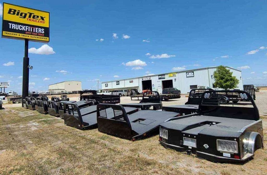 Outside of Big Tex Trailers and Truckfitters Supercenter in Georgetown