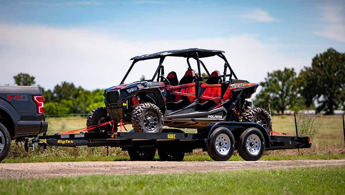 Big Tex Tandem Economy Style Car Hauler 16′ Length 60EC-16BK image 1