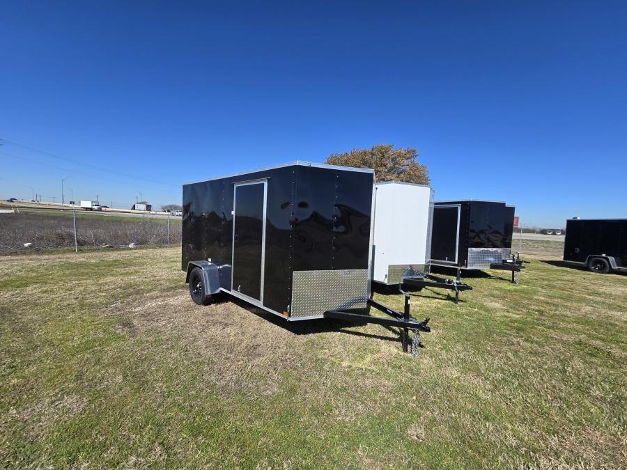 RWT6 RWT 6 x 12 SA FLAT TOP WEDGE ENCLOSED TRAILER BY RC image 1