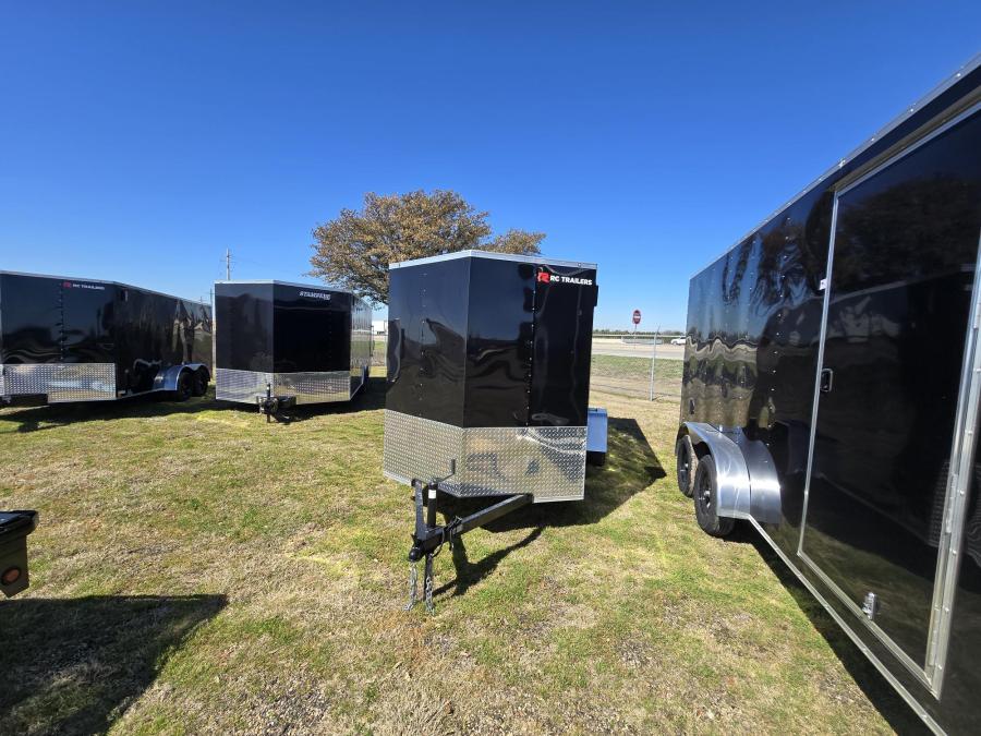 RWT6 RWT 6 x 12 SA FLAT TOP WEDGE ENCLOSED TRAILER BY RC image 0