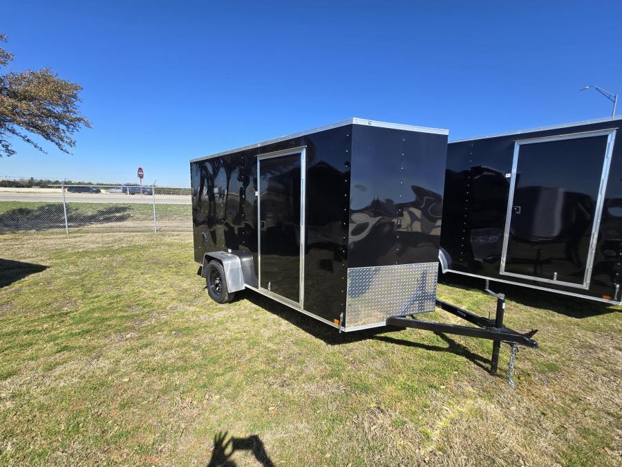 RWT6 RWT 6 x 12 SA FLAT TOP WEDGE ENCLOSED TRAILER BY RC image 1