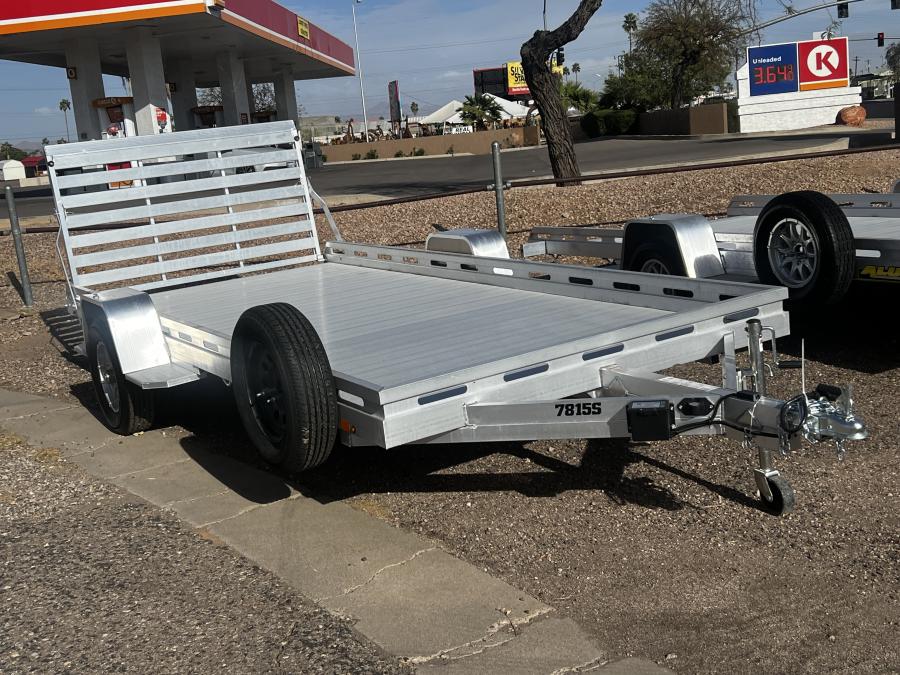 Aluma 7815 ALUMA 78X15 SA TRAILER, STRAIGHT TAILGATE image 0