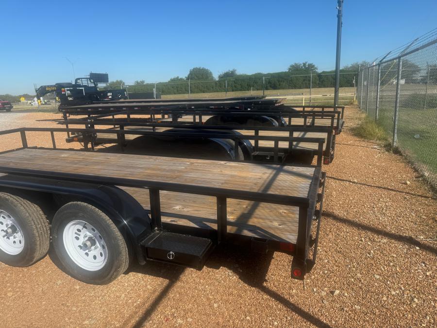 Big Tex TU60 6K TAND AXLE UTILITY 77"x16 4SIR SPMT 2-BRK BLACK Image 1