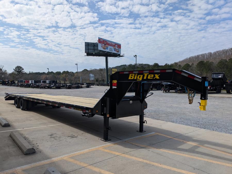 Big Tex 25GN, Gooseneck, 102″ x 30′, 25.9K, Dovetail, Mega Ramps image 1