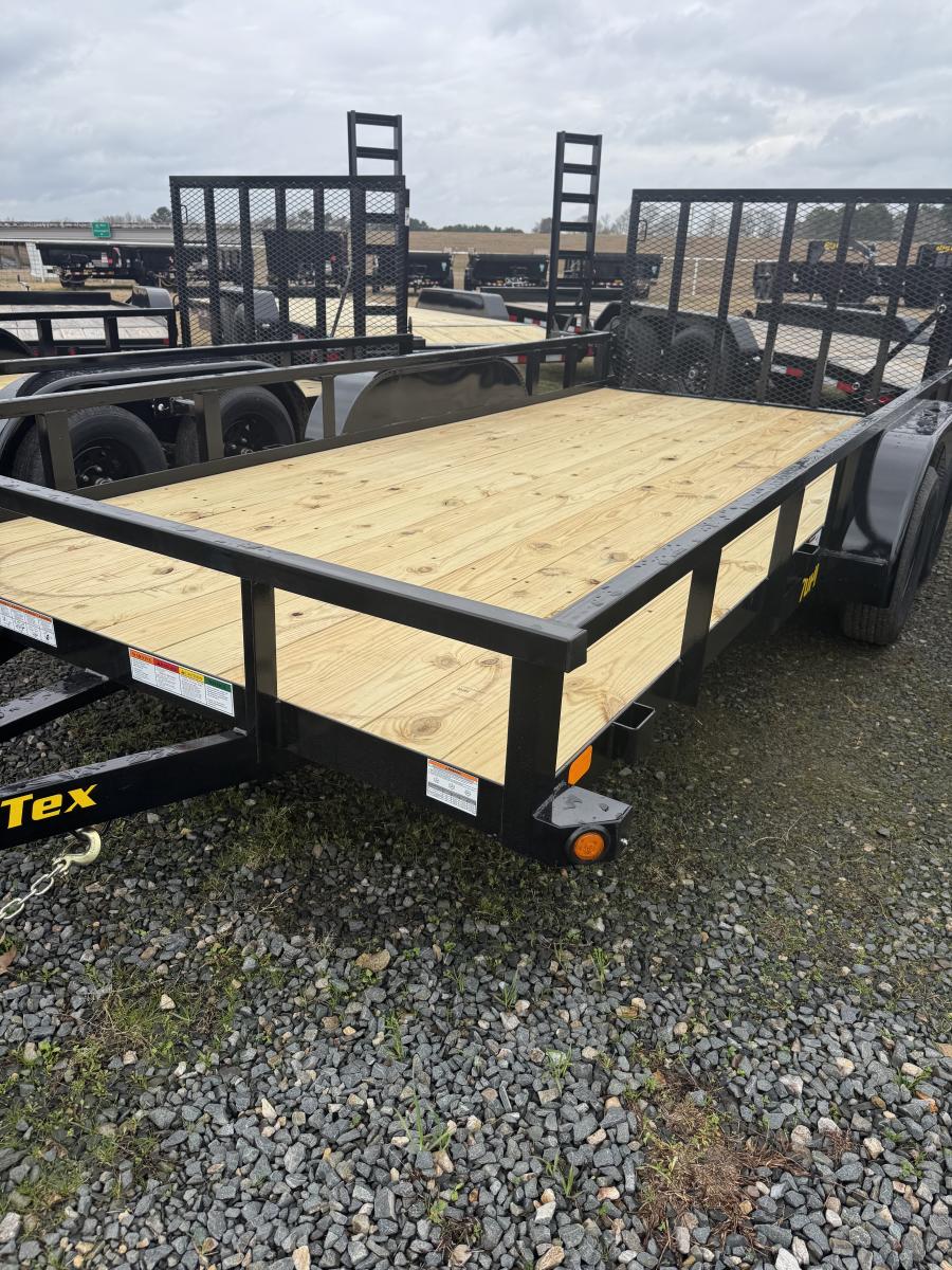 Big Tex 70PI 7K TAND SQ TU UTL 83″x16 2 BRAKES, BLK image 3