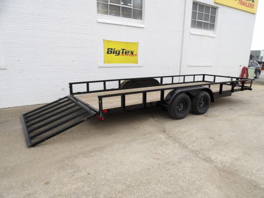 Big Tex 70PI 7K TAND SQ TU UTL 83″x16 2 BRAKES, BLK image 4