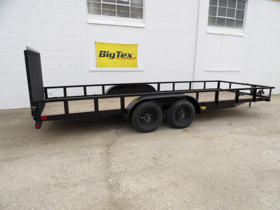 Big Tex 70PI 7K TAND SQ TU UTL 83″x16 2 BRAKES, BLK image 5