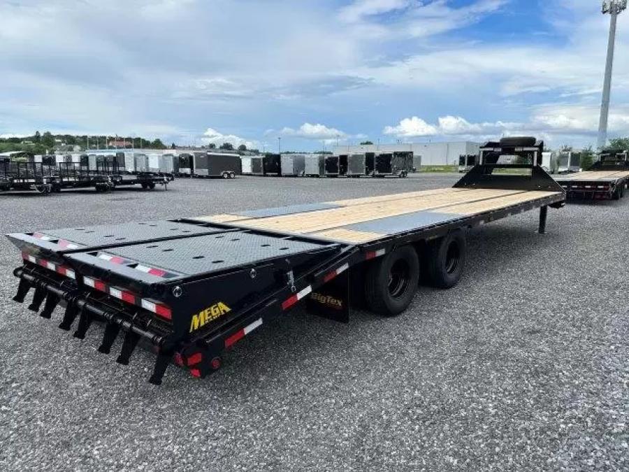 Big Tex 22GN, Gooseneck, 102″ x 40′, 23.9K, Dovetail, Mega Ramps image 1