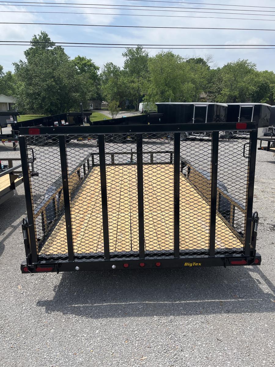 Big Tex 70PI 7K TAND SQ TU UTL 83″x16 2 BRAKES, BLK image 3