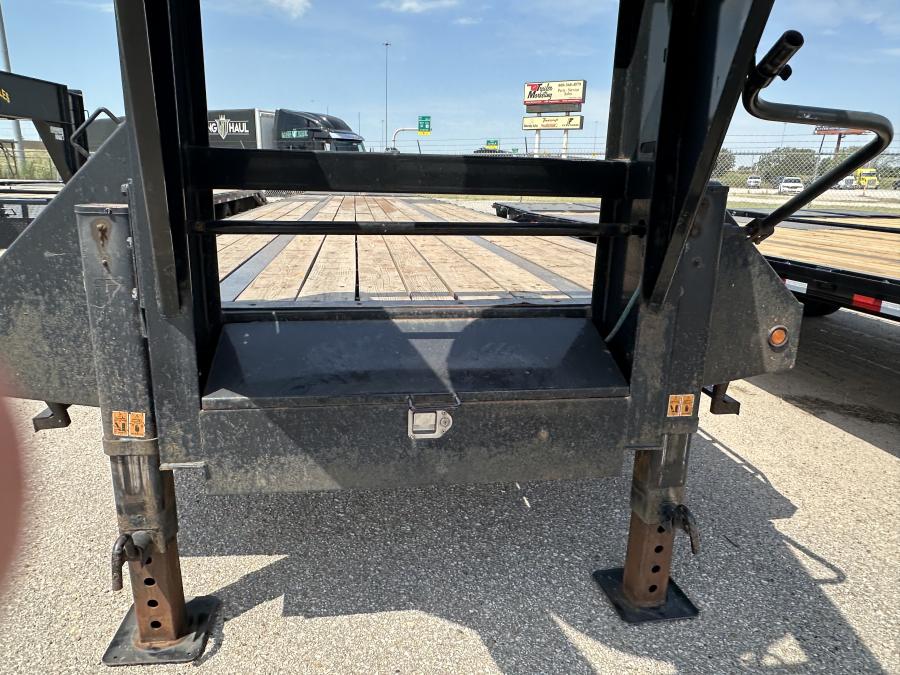USED 2023 Big Tex 25GN-35+5 Mega Ramps Dual Tandem Gooseneck with 12ks and Spares, 16 ply tires image 1