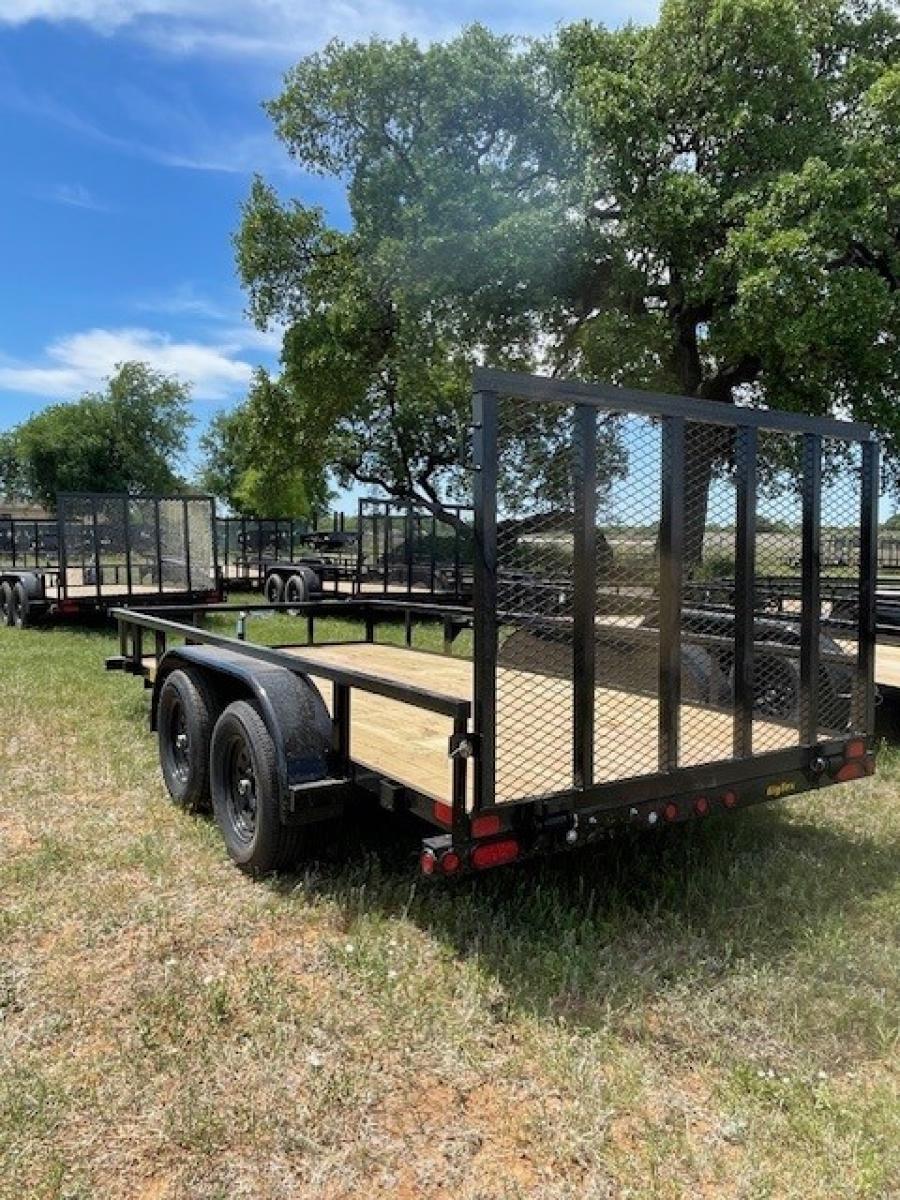 Big Tex 70PI 7K TAND SQ TU UTL 83″X20 BLK image 1