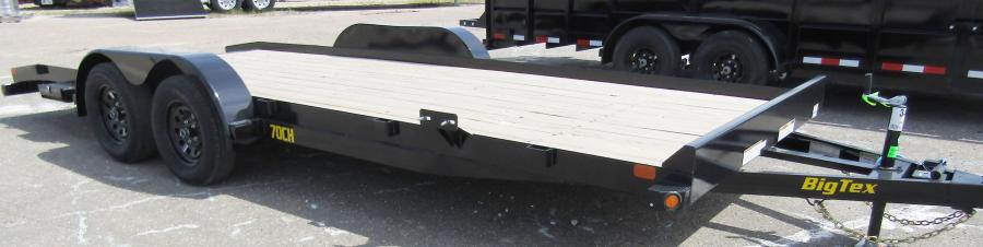 Big Tex 70CH, Car Hauler, 83″ x 18′, 7K, Dovetail image 2