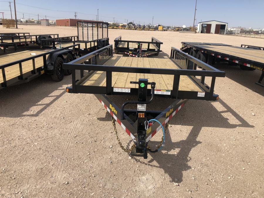 Big Tex 14PI, Utility, 83″ x 20′, 14K, 5′ Stand Up Ramps image 0