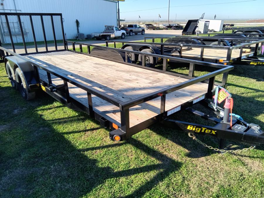 Big Tex 70PI 7K TAND SQ TU UTL 83″x16 BLK image 2