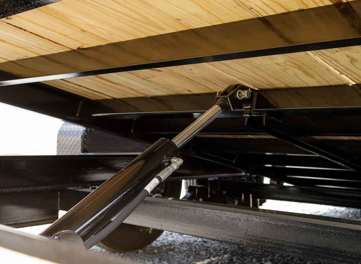 hydraulic dampening on a Big Tex Trailer