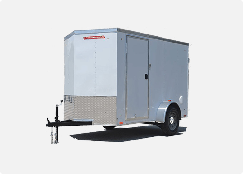 small enclosed cargo trailer