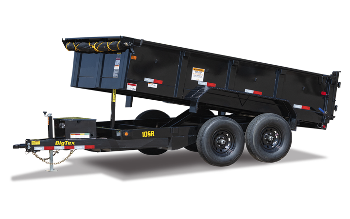Big Tex 10SR Pro Series Tandem Axle Single Ram Dump Trailer