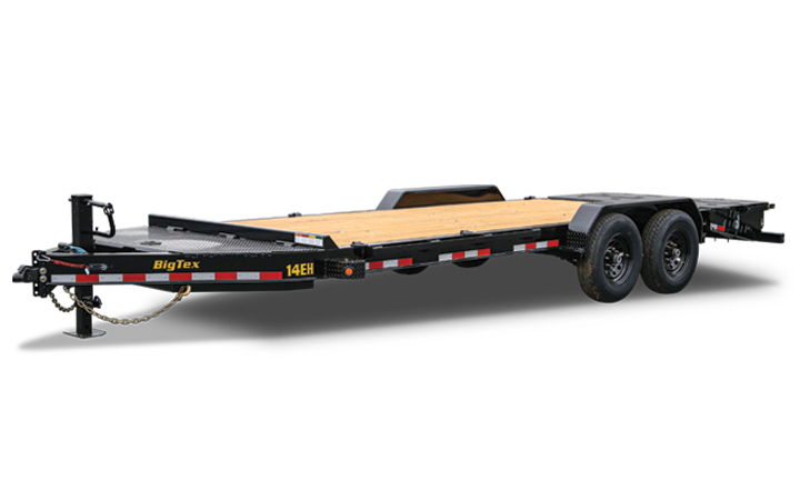 Big Tex 14EH 14K Heavy Duty Tandem Axle Seamless I-Beam Equipment Trailer