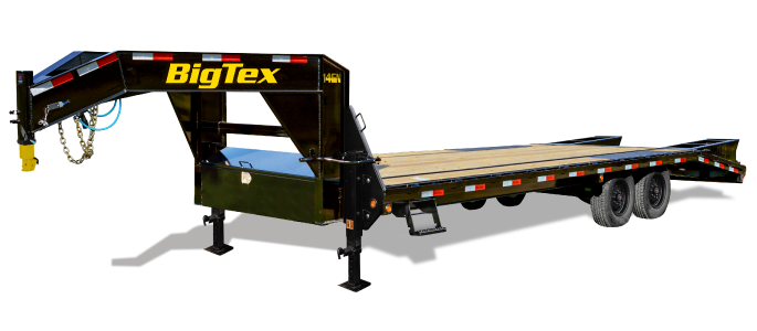 Big Tex 14GN, Gooseneck, 102″ x 30′, 15.9K, Dovetail, Mega Ramps image 2