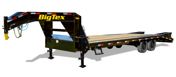 Big Tex 14GN Single Wheel Tandem Axle Gooseneck Trailer