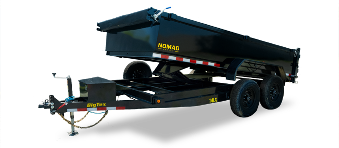 Big Tex 14LX, Dump, 83″ x 14′, 14K, 4′ Sides image 0
