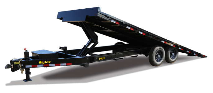 Big Tex 14OT Heavy Duty Over-the-Axle Tilt Bed Equipment