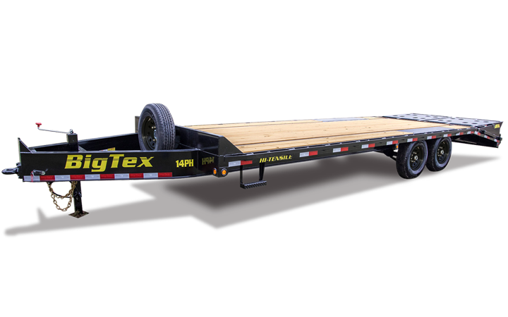 Big Tex 14PH Single Wheel Tandem Axle Pintle Trailer