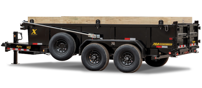 Big Tex 14XD 15.4K TAND XD DUMP 83″x16 6S 4 HIGH SIDES, BLACK image 0
