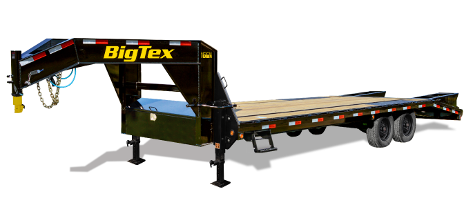 Big Tex 16GN, Gooseneck, 102″ x 35′, 17.5K, Dovetail, Mega Ramps image 0