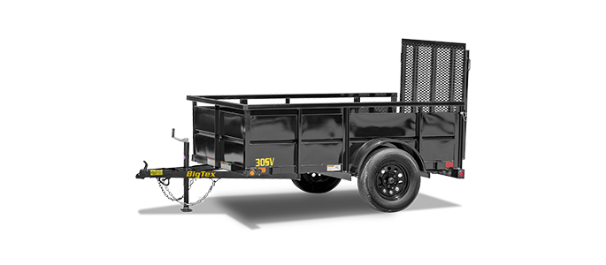 Big Tex 30SV, Single Axle Landscape, 60″ x 10′, 3K image 1