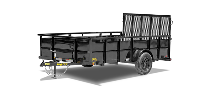 Big Tex 35SV, Single Axle Landscape, 77″ x 12′, 3K image 3