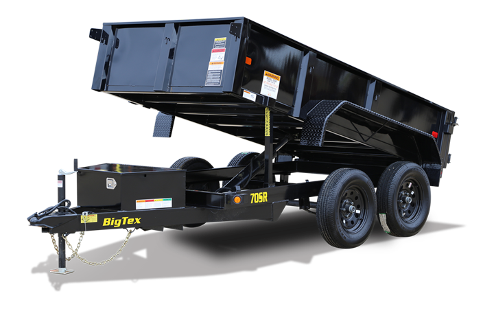 Big Tex 70SR Tandem Axle Single Ram Dump Trailer
